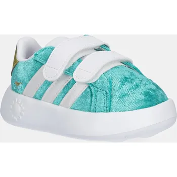Dětská móda Dětské tenisky adidas GRAND COURT 2.0 JASMINE JR4920 tyrkysová 66X, EUR 26.5