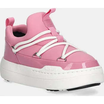 Dívčí sněhule Dětské sněhule Moon Boot MB JR PARK LOW LACE 80D3440060.G.27.34 růžová 30X, EUR 32