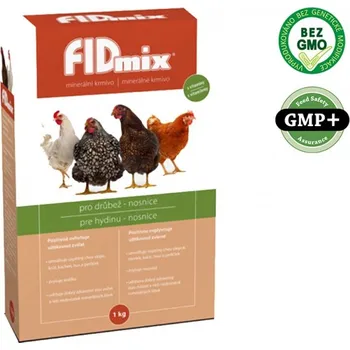 Krmivo pro hospodářské zvíře Minerálně vitaminové krmivo FIDMIX PRO NOSNICE 1kg - balení 12ks