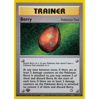 Karetní hra Pokémon NG 099/111 Berry 1st EDITION - Neo Genesis Stav: Good
