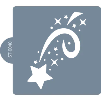 Cukrářská šablona (Stencil) Kouzelná hvězda