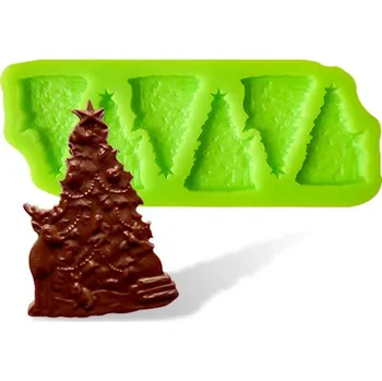 Forma na odlévání Silikonová formička – Vánoční čokoládky a tabulky