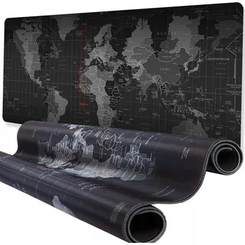 Podložka pod myš PODLOŽKA POD MYŠ A KLÁVESNICI NA STŮL HERNÍ VELKÁ MAPA SVĚTA 30 x 80
