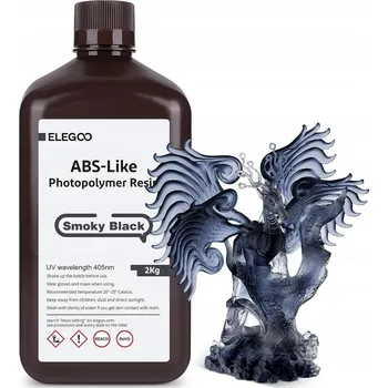 Filament Resin pro 3D tiskárnu Elegoo černá 2 l