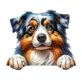 Nášivka Nažehlovací obrázek - pohled štěněte IX (11,0 x 9,5 cm)