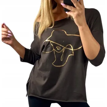 Dámská halenka Genesy halenka rukáv 3/4 střih asymetrický velikost 48