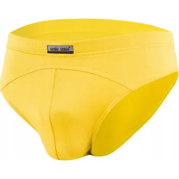 Slipy Slipové slipy pánské SM03 CADET SESTO SENSO ŽLUTÉ L