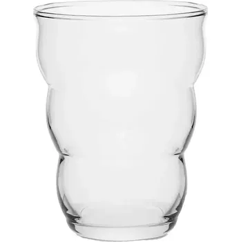 Váza Skleněná váza / obal na květináč Cylinder H18x13,5 cm - na květiny, rostliny, svícen 18 cm