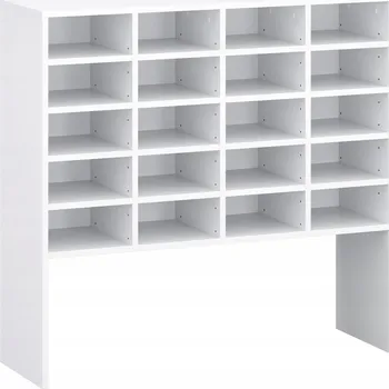 Šatní skříň Regál na boty, skříňka, barva bílá, 104x100x33