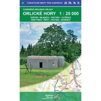 Cestování Geodézie On Line Orlické hory / Turistická mapa Geodézie On Line 09 nie wymienione