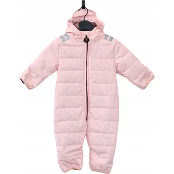 Kojenecká kombinéza Růžová zimní kombinéza pro miminka Ducksday, Molly, 74