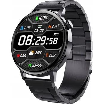 Chytré hodinky Chytré Hodinky Kronus KR67 kovové černé