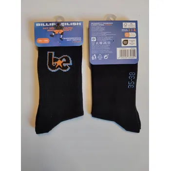 Billie Eilish ponožky "Be" černé ponožky unisex 35-38