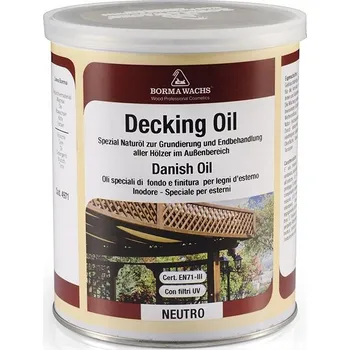 Olej na dřevo Dánský olej Borma Wachs na dřevo 1 l