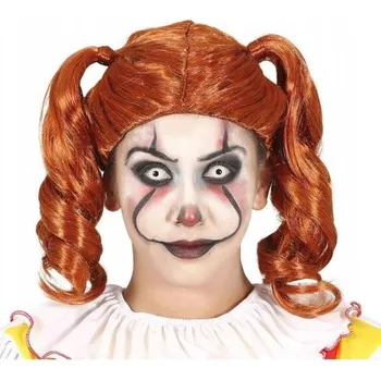 Karnevalová paruka Guirca paruka dlouhé hnědé vlasy