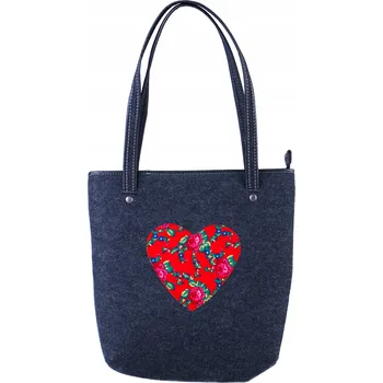 Kabelka WENECJA kabelka plst šedá