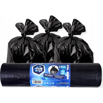 Pytle na odpadky Pytle na odpad Pamfolie černé 10x240 l