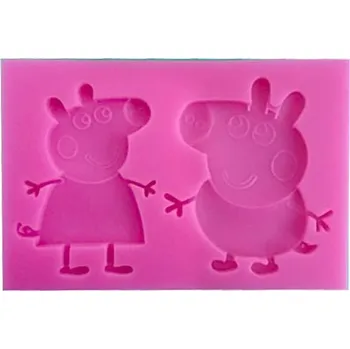 Nádoba na pečení Silikonová formička 2D prasátko Pepa