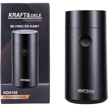 Mlýnek na kávu Kraft-Dele Elektrický mlýnek na kávu 200 W - model KD4145, černý, kapacita 50g