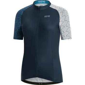 cyklistický dres GORE bike wear GORE C3 Women Ondasia Jersey orbit blue/dynamic cyan "40-L" AD