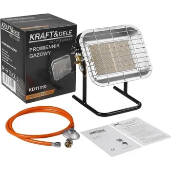 Teplovzdušný ventilátor Kraft-Dele Plynové sálavé topidlo 4,5 kW KD11310