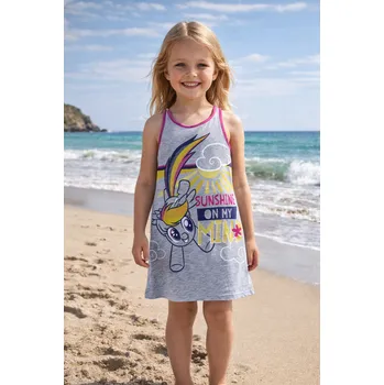 Dívčí šaty Sun City Šaty MY LITTLE PONY tílkové šedé Velikost: 98
