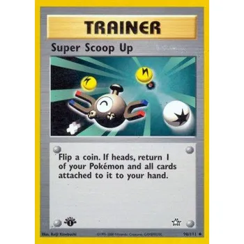 Karetní hra Pokémon NG 098/111 Super Scoop Up 1st EDITION - Neo Genesis Stav: Good