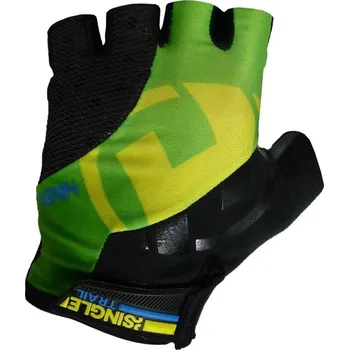 Cyklistické rukavice Cyklo rukavice HAVEN SingleTrail black/green AD Velikost: M