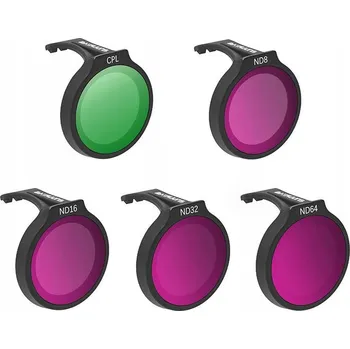 Dron Sunnylife Sada pěti efektových a ochranných filtrů pro dron DJI Neo