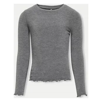 Chlapecké tričko Kids Only dětské tričko s dlouhým rukávem polyester šedé, velikost 146