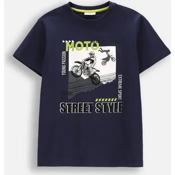 Chlapecké tričko s krátkým rukávem, tmavě modré, velikost 110 Coccodrillo WC5