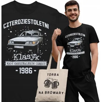 Pánské tričko Tričko jako Tričko k 40. narozeninám 1986 Klasika PRL FSO Polonez dárek