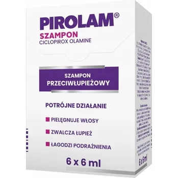 Šampon Pirolam Šampon proti lupům, 6 sáčků x 6 ml