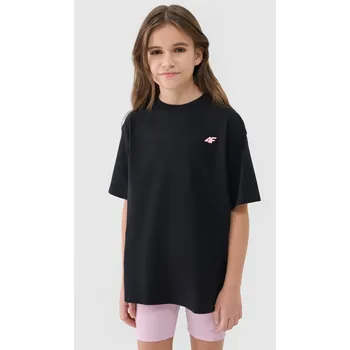 Dívčí tričko Dívčí tričko 4F OVERSIZE bavlněné tričko 122 TTSHF1851 SS25