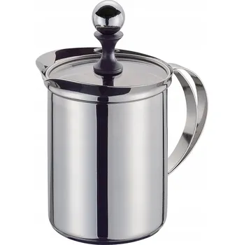 Šlehač mléka Napěňovač mléka Cilio, šlehač mléka nerezový 0,7 l