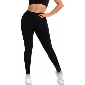 Dámské legíny Dámské legíny Push-Up sportovní s vysokým pasem na fitness černé L