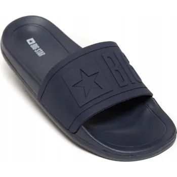 Pánské pantofle PÁNSKÉ TMAVĚ MODRÉ NAZOUVÁKY BIG STAR DD174688 45