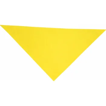 Šátek Šátek Žlutý e-bavlna trojúhelníkový 100×70 cm šátek | školy pouti