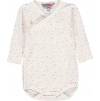 Kojenecké body Kanz se srdíčka , bílé, vel. 56