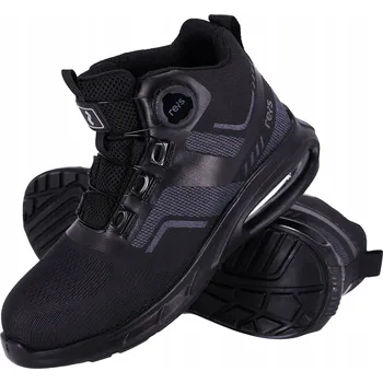 Pracovní obuv PRACOVNÍ OBUV kotníková REIS BOA S1P OCHRANNÁ s utahovacím kolečkem AIRBAG