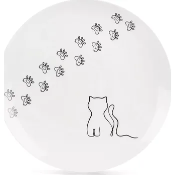 Porcelánový dezertní talíř Kotek 20,5 cm