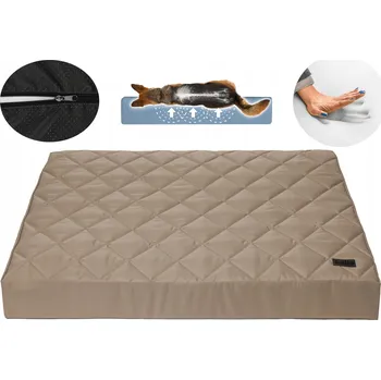 Pelíšek pro psa Salla matrace pro psa béžová 70 cm x 50 cm