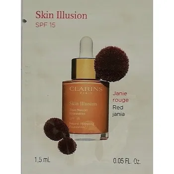 Make-up Clarins Skin Illusion Foundation 112 Amber SPF15 Podkladová Báze SET 10 x 1,5ml