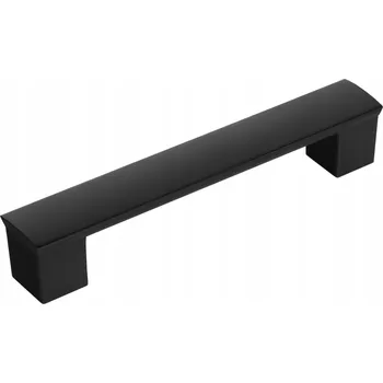 Nábytkové kování Nábytková úchytka UC 128mm černá matná + vruty