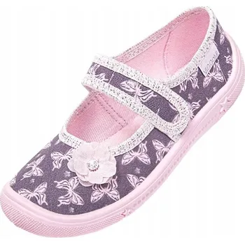 Dívčí bačkory Papuče s motivem motýlů a květinkou Vi-GGa-Mi, velikost 29