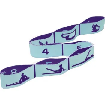 Elastická odporová fitness guma | pás - Modrý