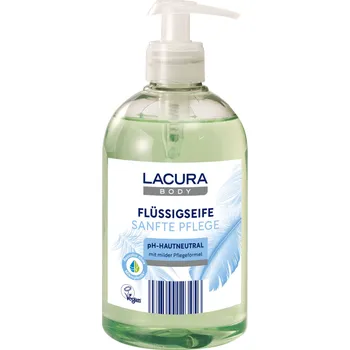 Mýdlo Lacura tekuté mýdlo s dávkovačem Jemná péče 500 ml - originál z Německa