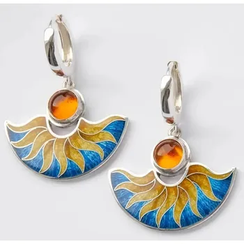 Náušnice Elegantní visací zelené vintage náušnice | náušnice, šperk - Styl-30