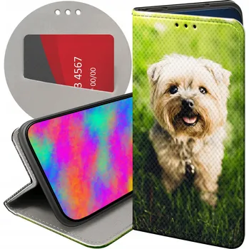 Pouzdro na mobilní telefon Flipové pouzdro Hello Case pro Infinix HOT 40i béžové