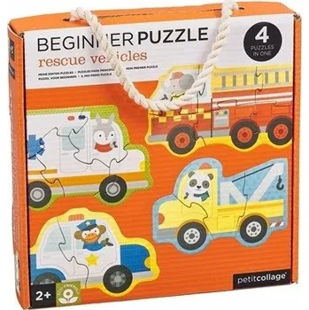 Puzzle Petit Collage První Puzzle Vozidla